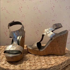 Stuart Weitzman Cork Wedge